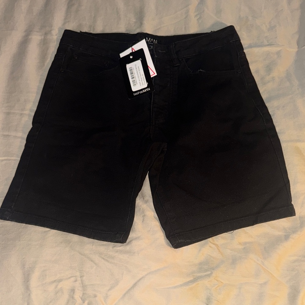 Men's Black Jean Shorts - Untitled Brand